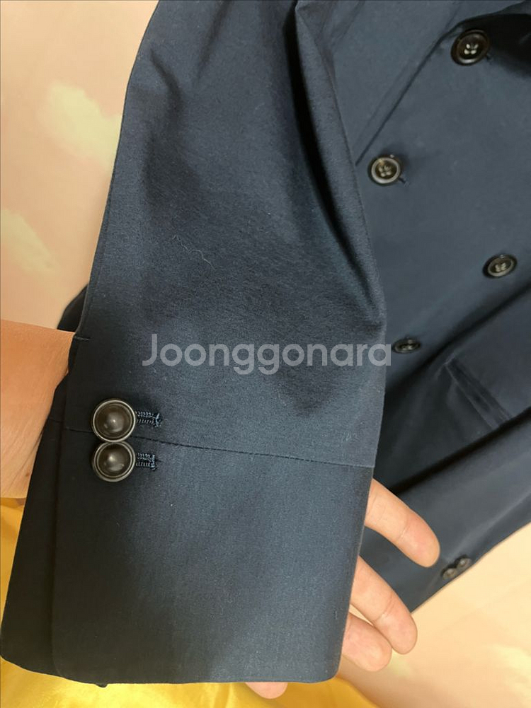 폴스미스 메인라인 새틴 면 피코트 자켓 s--5