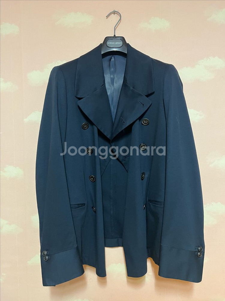 폴스미스 메인라인 새틴 면 피코트 자켓 s--3