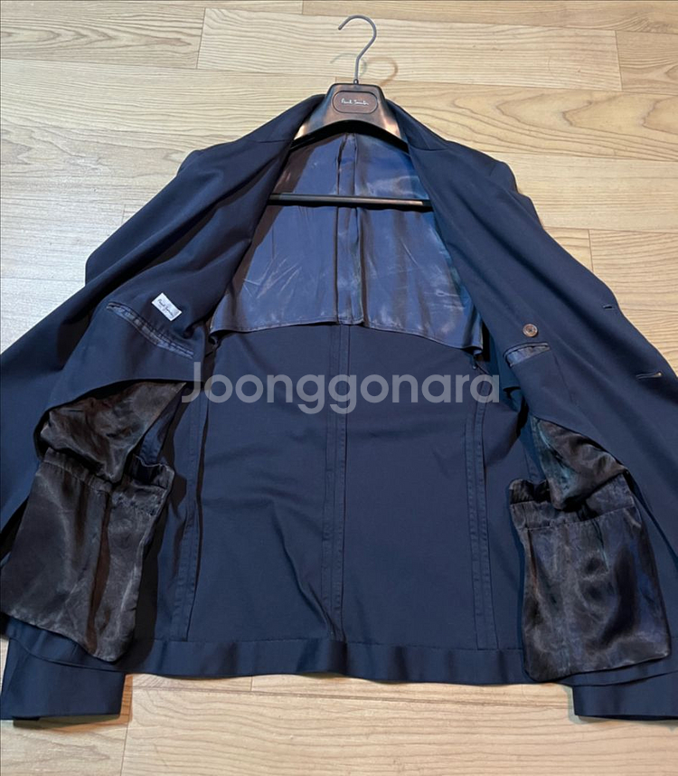 폴스미스 메인라인 새틴 면 피코트 자켓 s--6