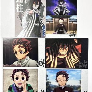 귀멸의 칼날 콜렉팅 카드 이구로 오바나이 프로필 탄지로