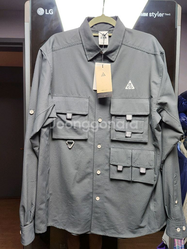 나이키 ACG 드라이 핏 UV 데버스테이션 트레일셔츠--0