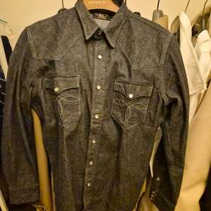 RRL 진청 웨스턴 셔츠(L)