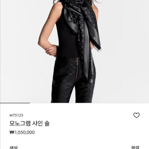 루이비통 모노그램 샤인 숄 머플러 스카프