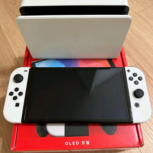 닌텐도 스위치 OLED 화이트 판매해요