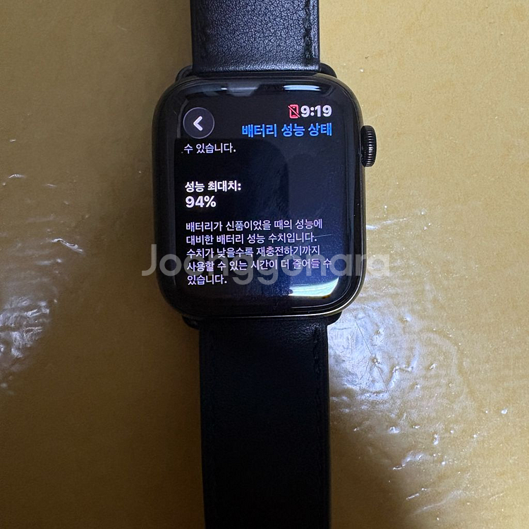 애플워치6 에르메스 44mm 그래파이트 (효율 94%)--3