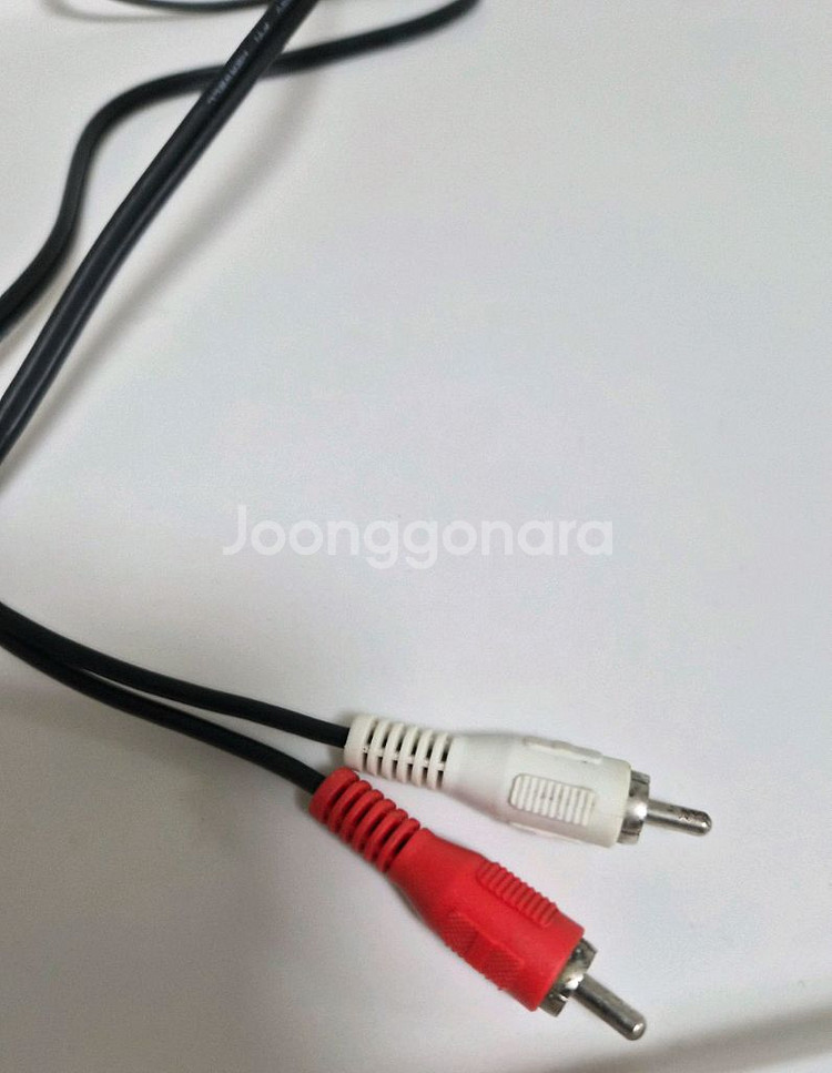RCA 오디오 케이블 (레드/화이트)--1