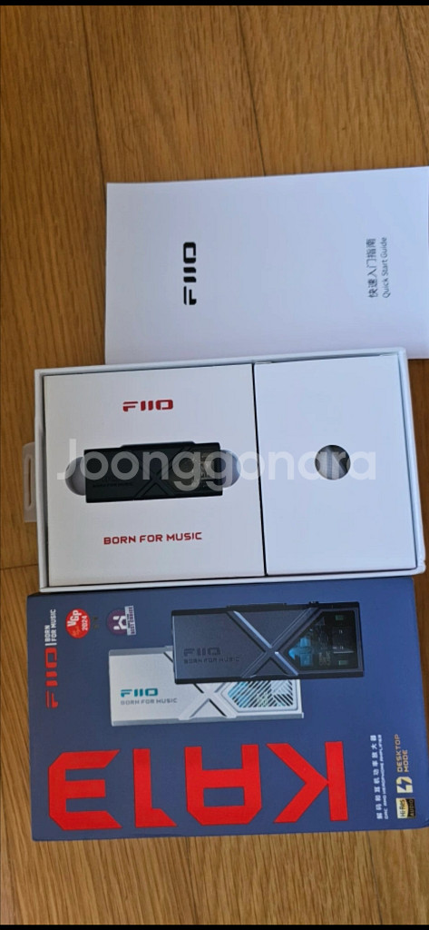 Fiio Ka13 DAC 앰프 하루사용 풀박스--0