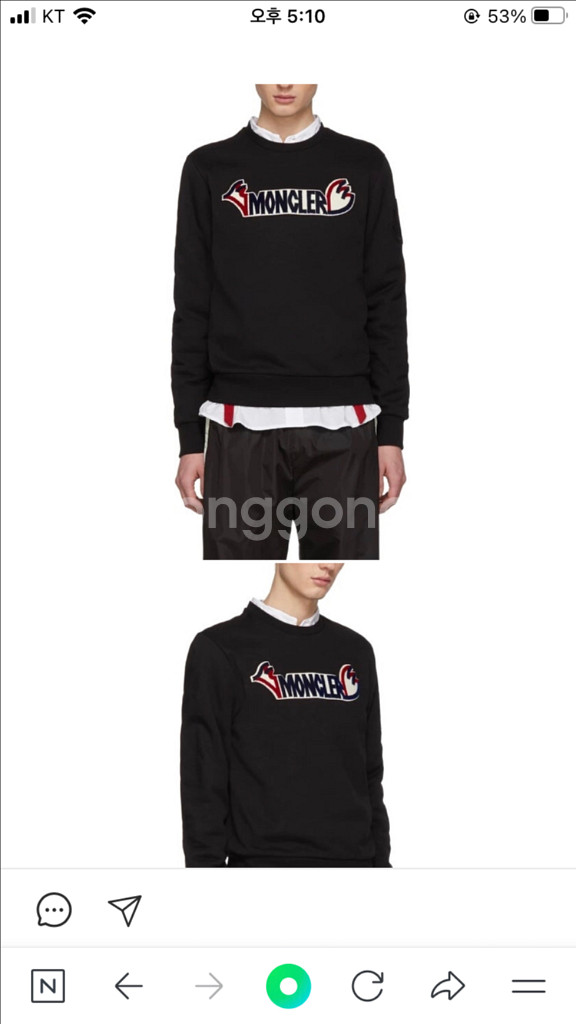 몽클레어 지니어스 맨투맨--0