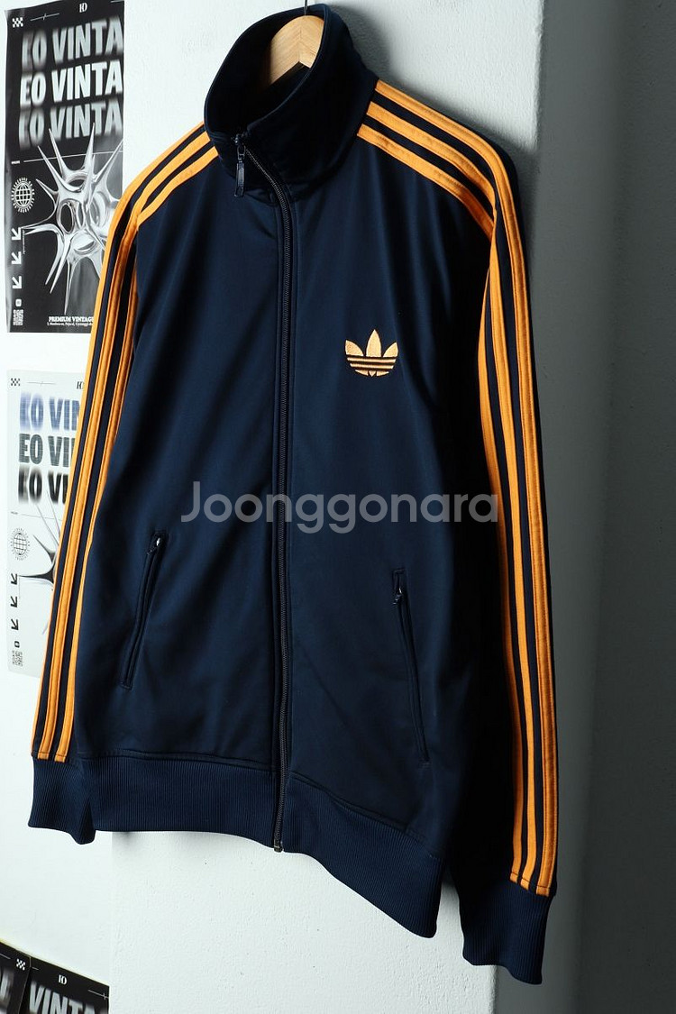 (L-XL) 아디다스 집업져지 트랙탑 구파버 네이비--0