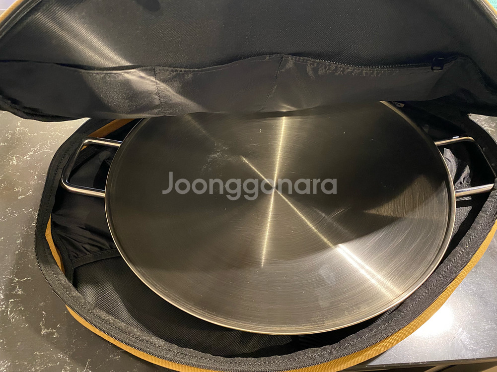 쿠자 커퍼코어 캠핑그리들 40cm (가방포함)--4