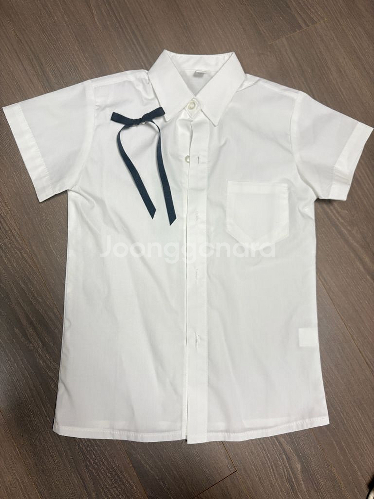 주니어 반팔셔츠 주니어 반팔블라우스 리본포함 만원--0