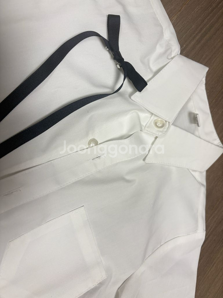 주니어 반팔셔츠 주니어 반팔블라우스 리본포함 만원--1