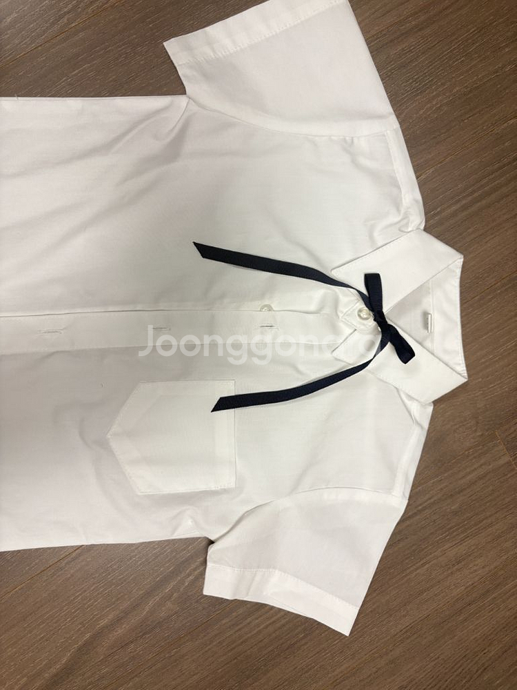 주니어 반팔셔츠 주니어 반팔블라우스 리본포함 만원--3