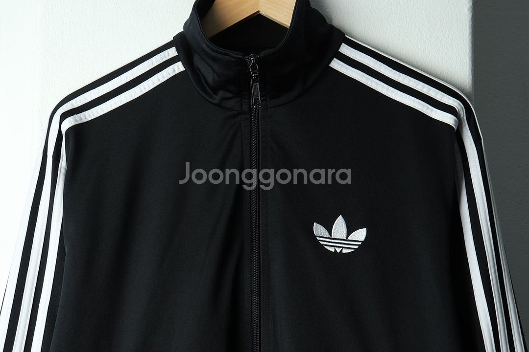 (L-XL) 아디다스 집업져지 트랙탑 구 파버 블랙--2