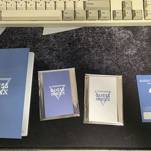 엔믹스 x 게스 콜라보 포토카드 굿즈 저렴히 판매