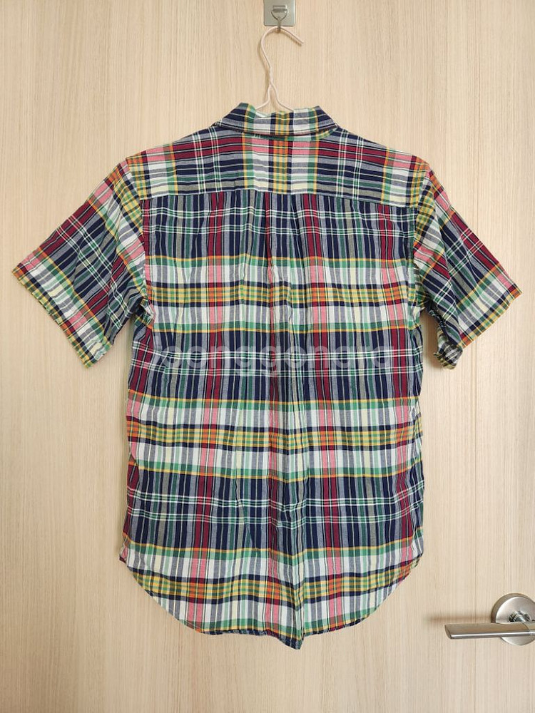 랄프로렌 체크반팔셔츠 반팔남방--2