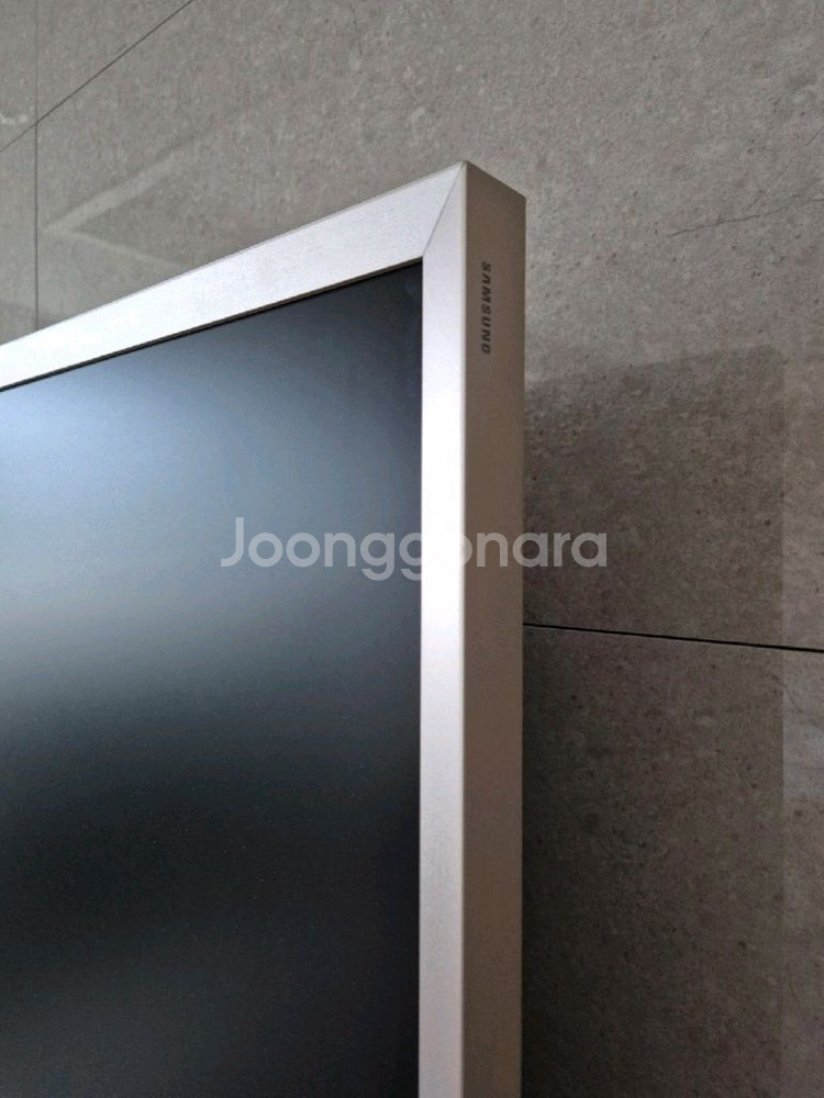 삼성 더프레임 TV 베젤 챔퍼 샌드골드 75인치--1