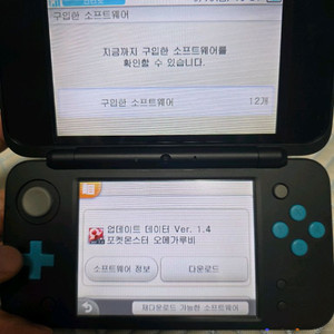 닌텐도 new 2ds xl , 뉴투다수 순정 포켓몬뱅크