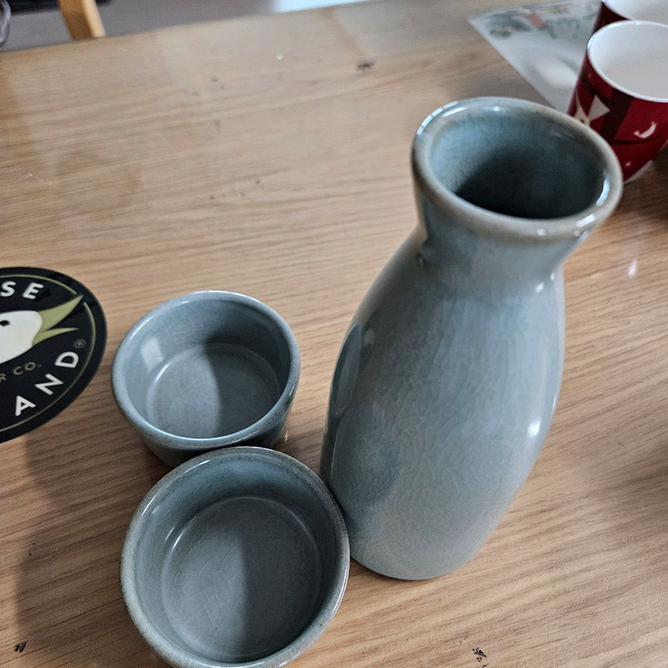 일본에서 사온 도자기 사케세트--4