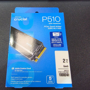 Crucial P510 2TB Gen5 SSD