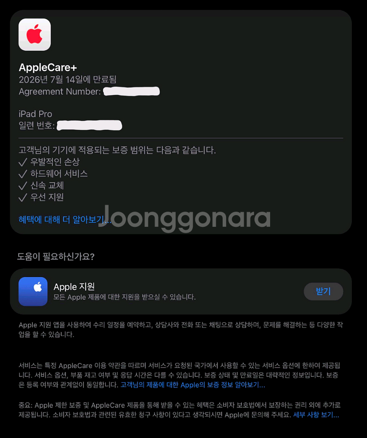 iPad Pro 12.9형 6세대 실버 (애케플 가입)--3