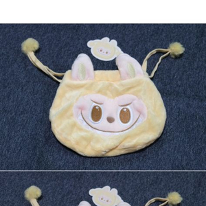 라부부 성수 수상한 편의점 파우치 노란색