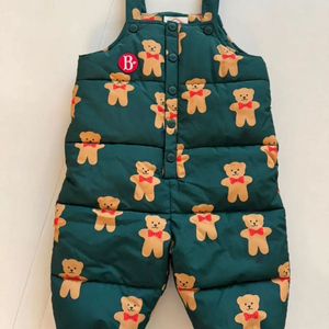 새상품) 베베드피노 쿠키베어 오버롤 90 팔아요