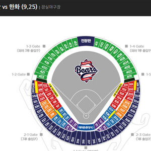 9월25일 목요일 두산 vs 한화