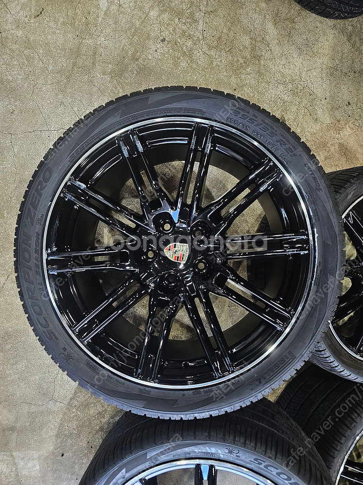포르쉐 카이엔 958 GTS 스타일 21인치 휠타이어--2