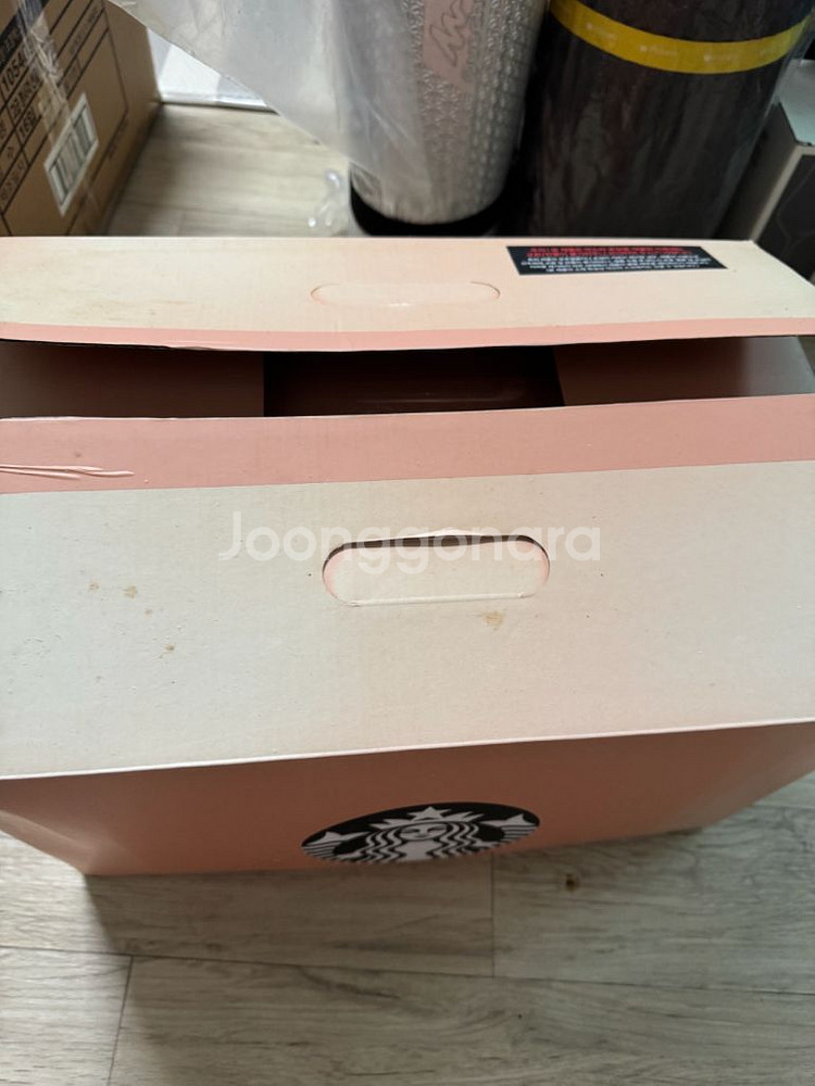 스타벅스 아이스박스 핑크--2