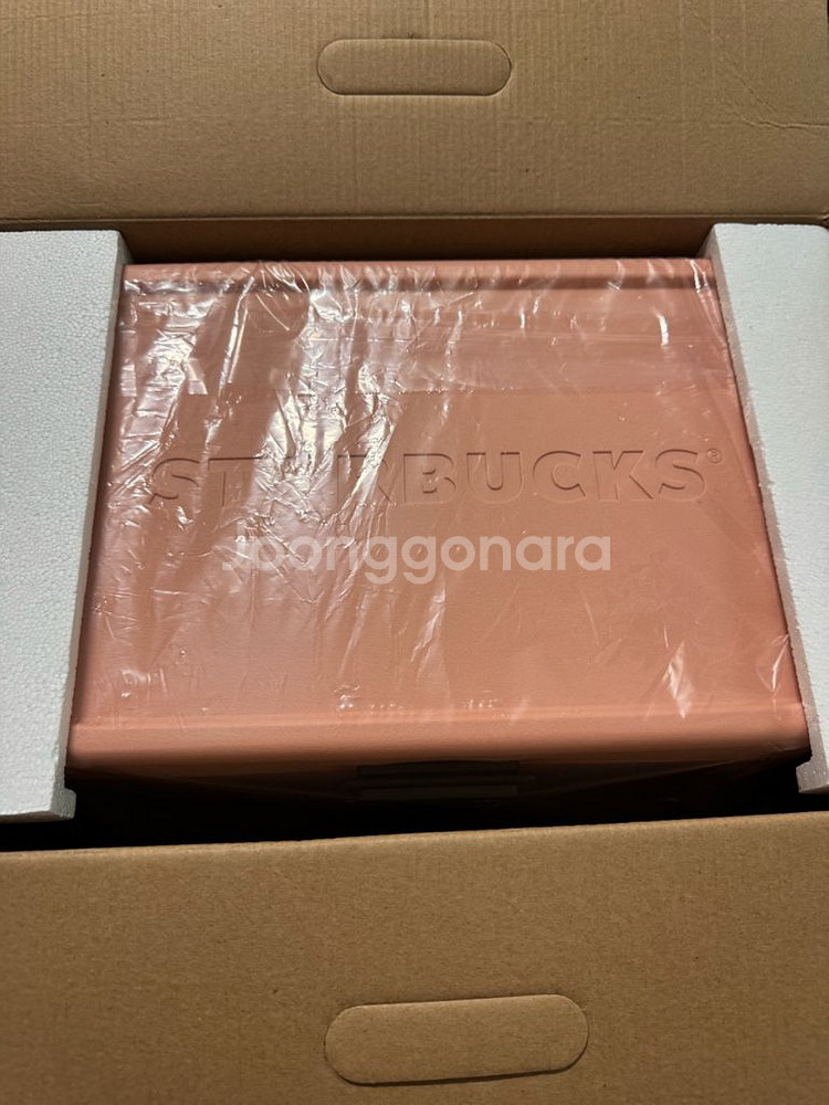 스타벅스 아이스박스 핑크--1