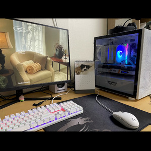 게이밍컴퓨터 라이젠 5600X + QHD 모니터 별도