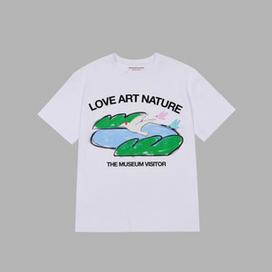 더뮤지엄비지터 LOVE ART NATURE 반팔 티셔츠