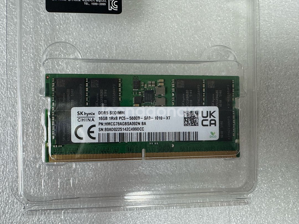 노트북메모리 16GB SK하이닉스 DDR5-5600--1