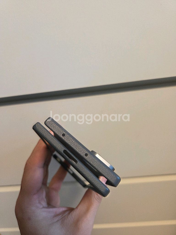 z폴드se 삼성 정품 가죽케이스 s급--4