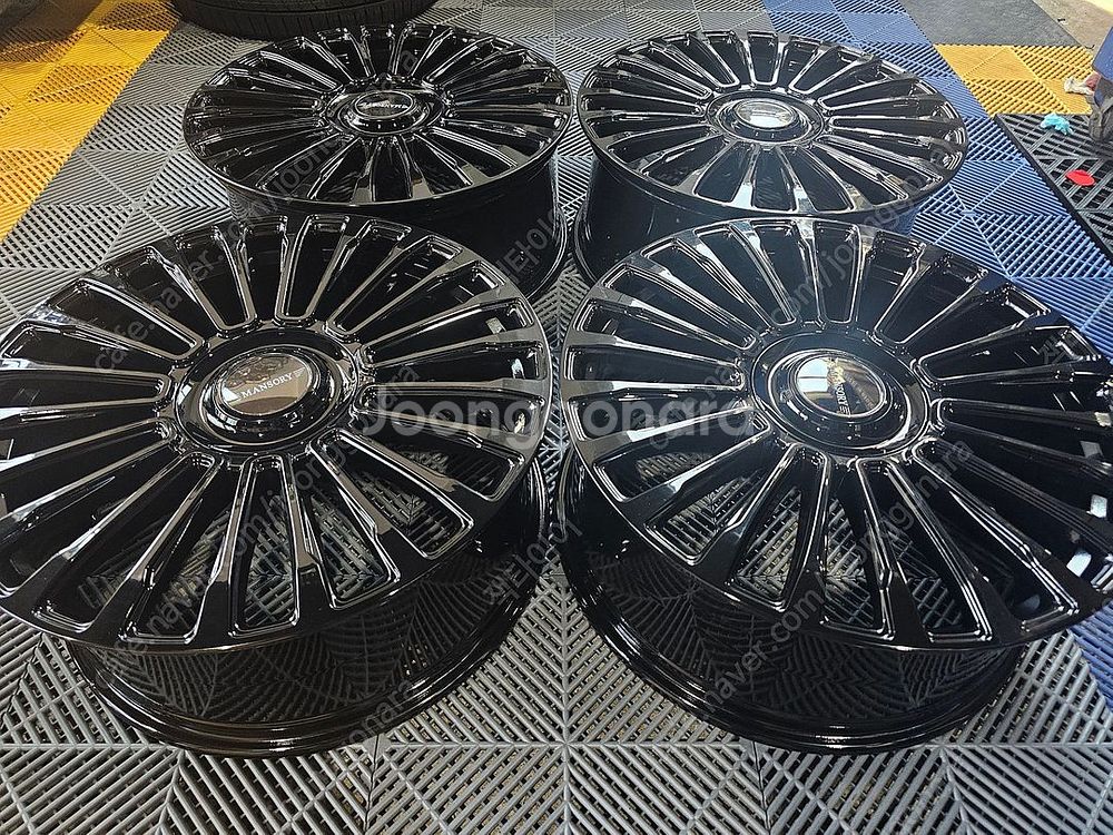 펠리세이드 만소리 스타일 블랙 22인치 신품휠--0