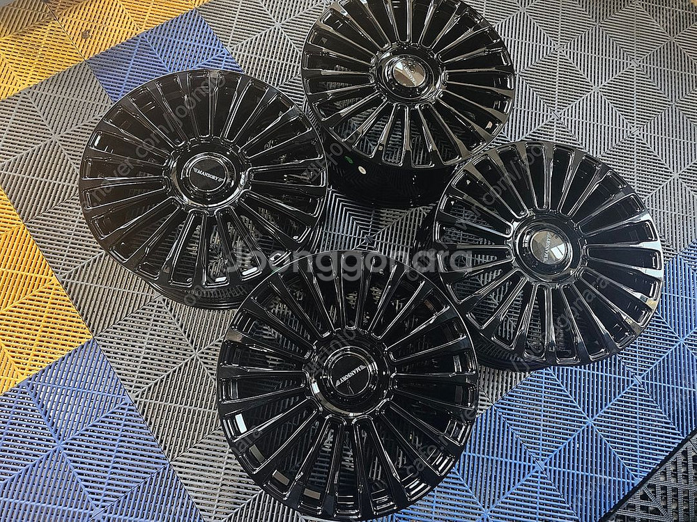 펠리세이드 만소리 스타일 블랙 22인치 신품휠--2