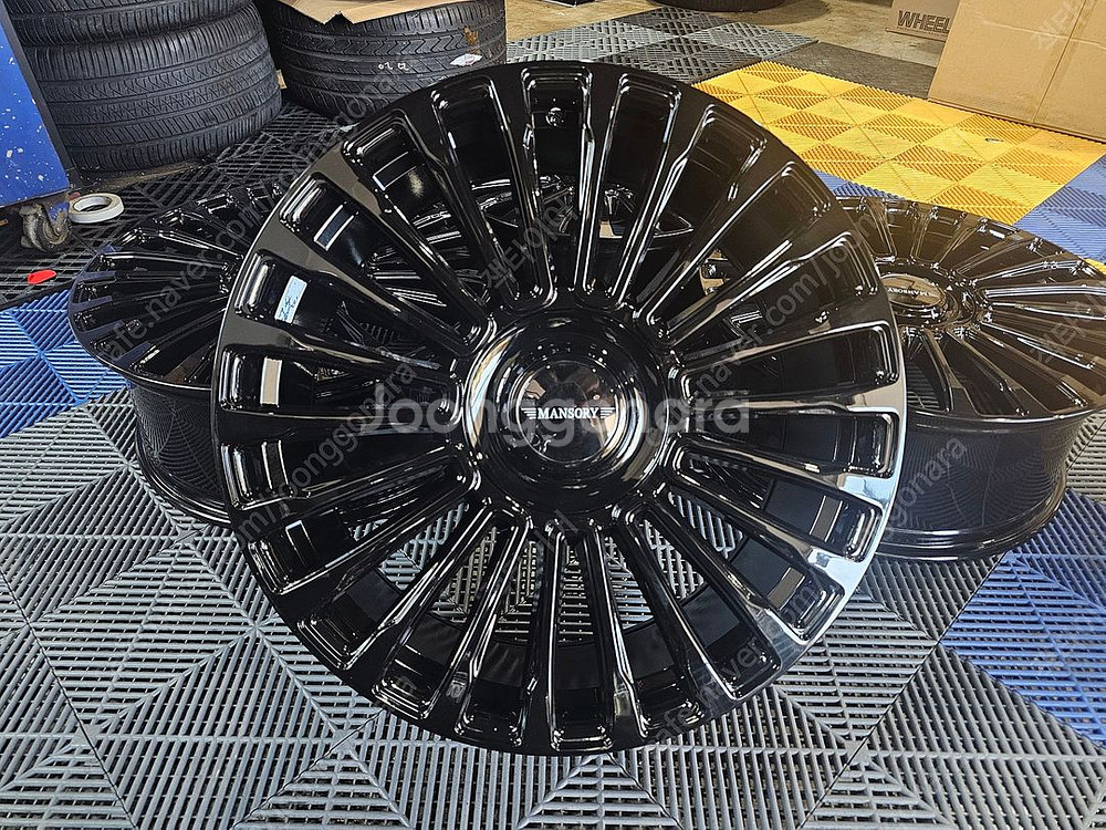 펠리세이드 만소리 스타일 블랙 22인치 신품휠--1