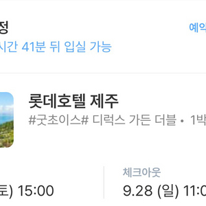 9/27 제주 롯데호텔 숙박 양도