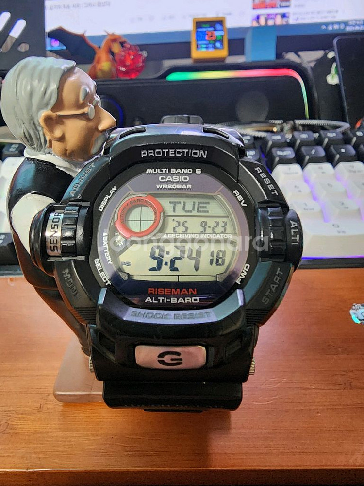 지샥 라이즈맨 정번 전파 GW-9200-1DR--0