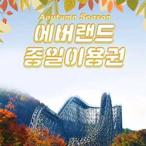 에버랜드 자유이용권 판매해요.