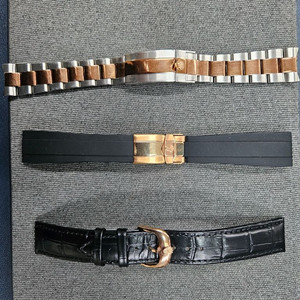 로렉스 전용 소가죽 밴드