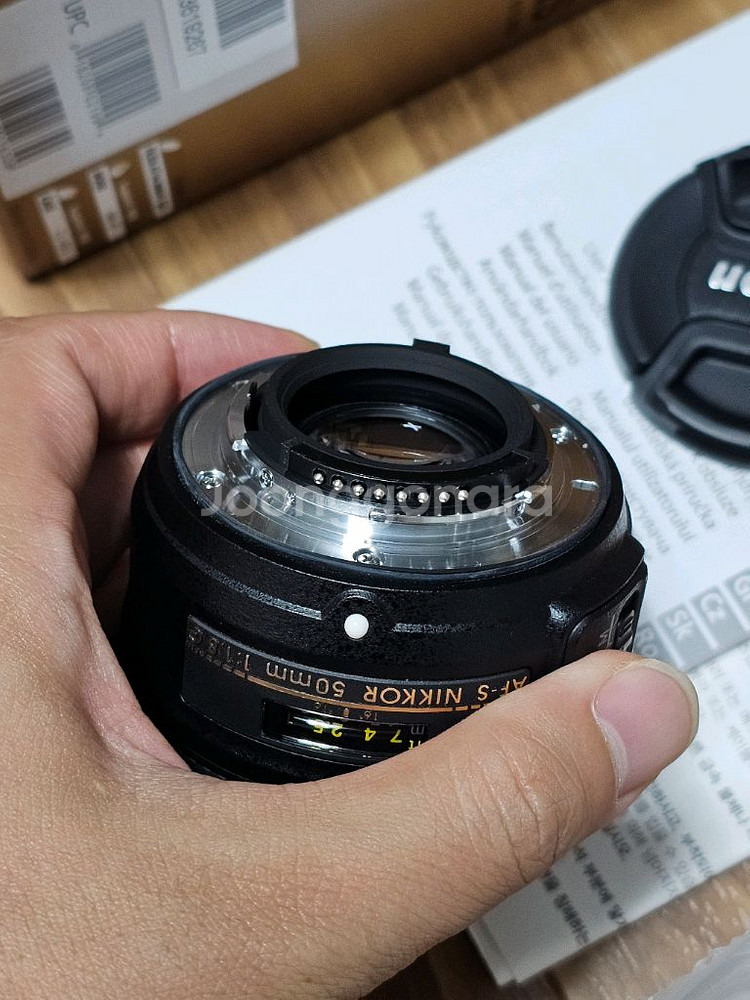 니콘 DSLR용 50mm 1.8G 팝니다. 풀박스--1