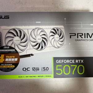 ASUS PRIME 지포스 RTX 5070 WHITE
