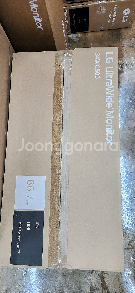 LG 울트라와이드 모니터 34WQ500 30시간사용--1