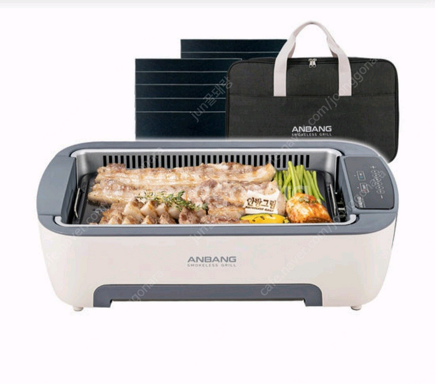 안방그릴 파워 시즌5 연기 냄새잡는 전기그릴 새상품--2