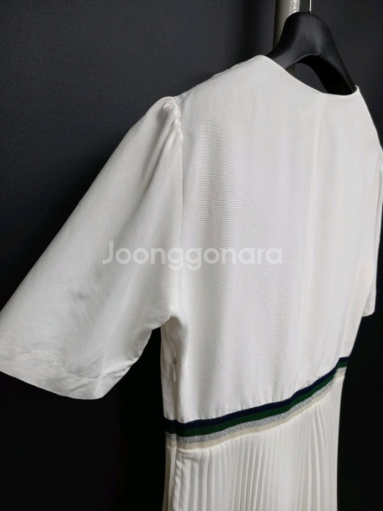 산드로 SANDRO 춘하 플리츠 맥시 롱 원피스 55--6