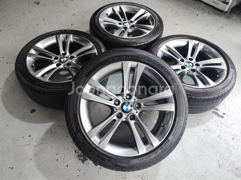 BMW 397m 스포츠 18인치 중고 휠타이어 팝니다--0