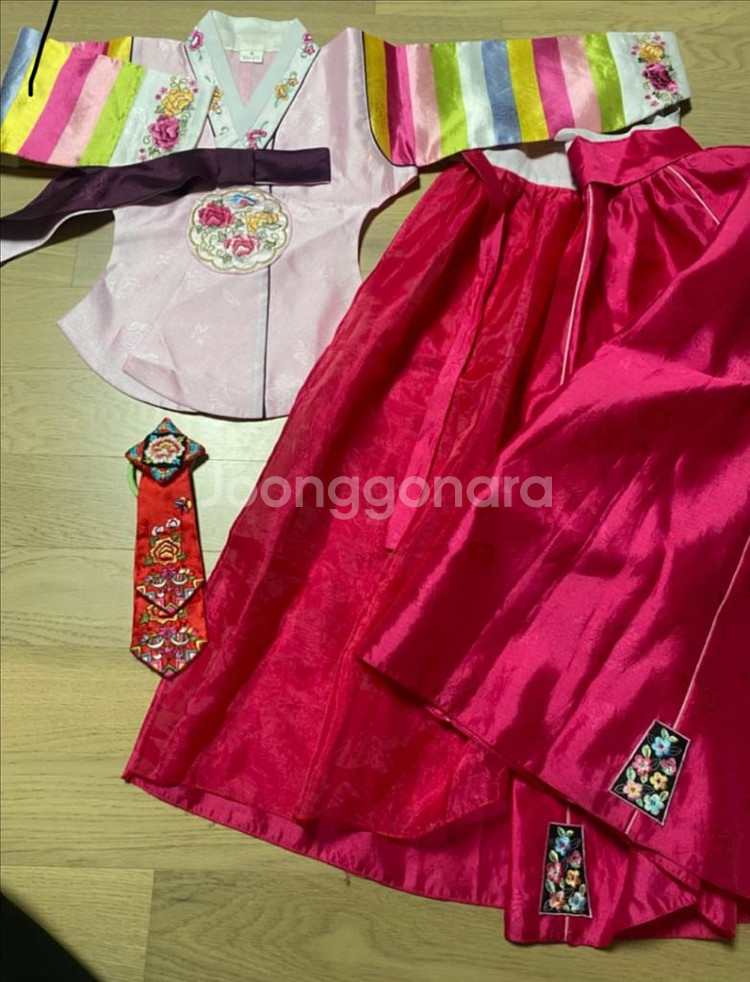 여아 한복 6호 세트--0