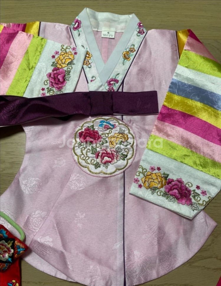 여아 한복 6호 세트--1